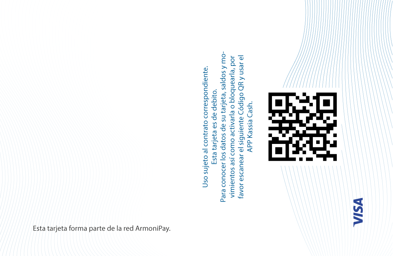 Tarjeta posterior Kassia Pay